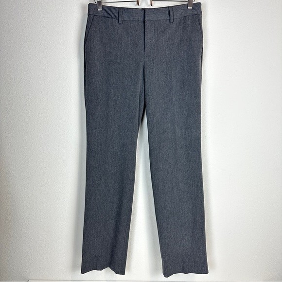 Eddie Bauer Mercer Fit Grey Straight Leg Trousers Pants 8 - Picture 1 of 8